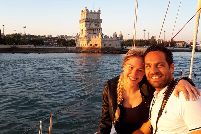 Lisbon: Sunset Sailing with Portuguese Wine and History - Boarding beneath the 25 de Abril Bridge
