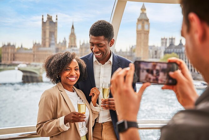 London Eye - Champagne Experience Ticket - Choosing afternoon, sunset, or nighttime