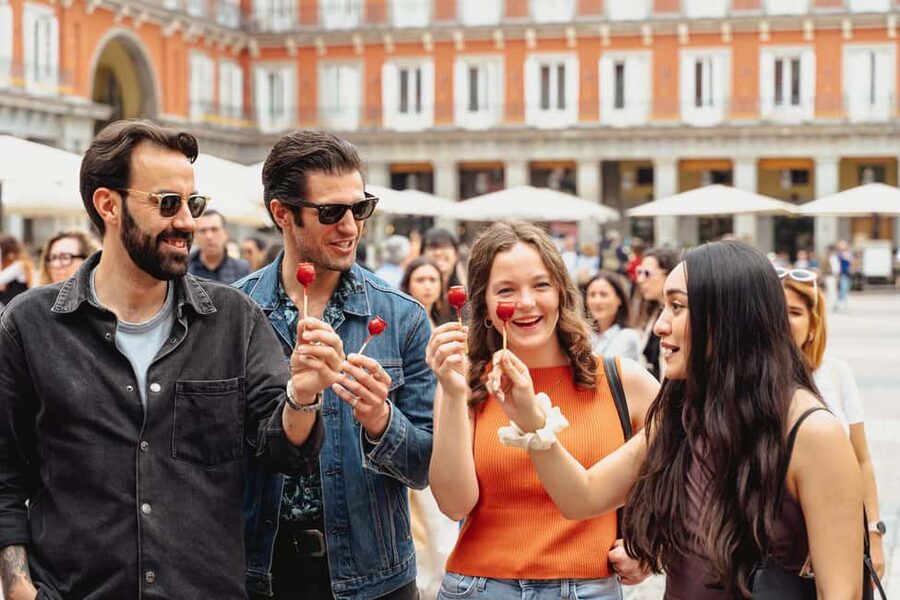 Madrid Guided Food Tour with Tapas and Spanish Wine - Five tapas stops, not one tourist menu