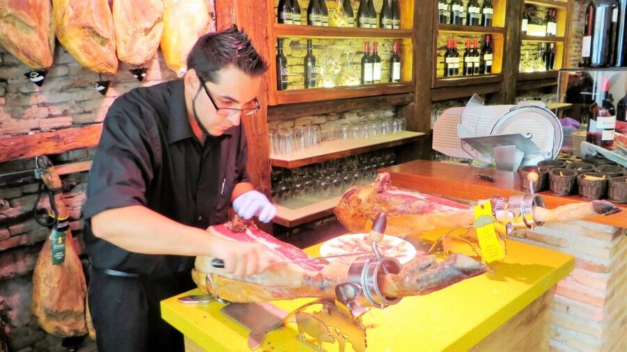 Madrid: Iberico Ham and Spanish Wine Small-Group Food Tour - Meeting Pedro, Brian, or another local guide