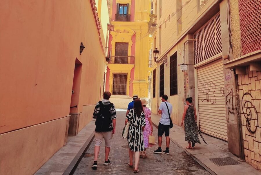 Málaga: Wine & Tapas Tour - The small bar for sausage, cheese, and vermouth