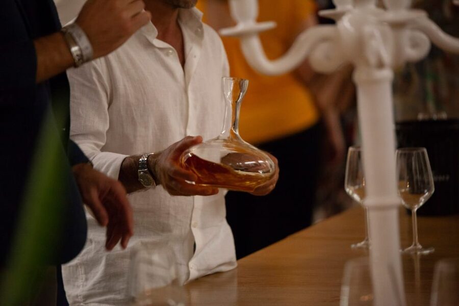 Marsala: Florio Winery Tour with Food-Paired Wine Tastings - Three glasses with food pairings