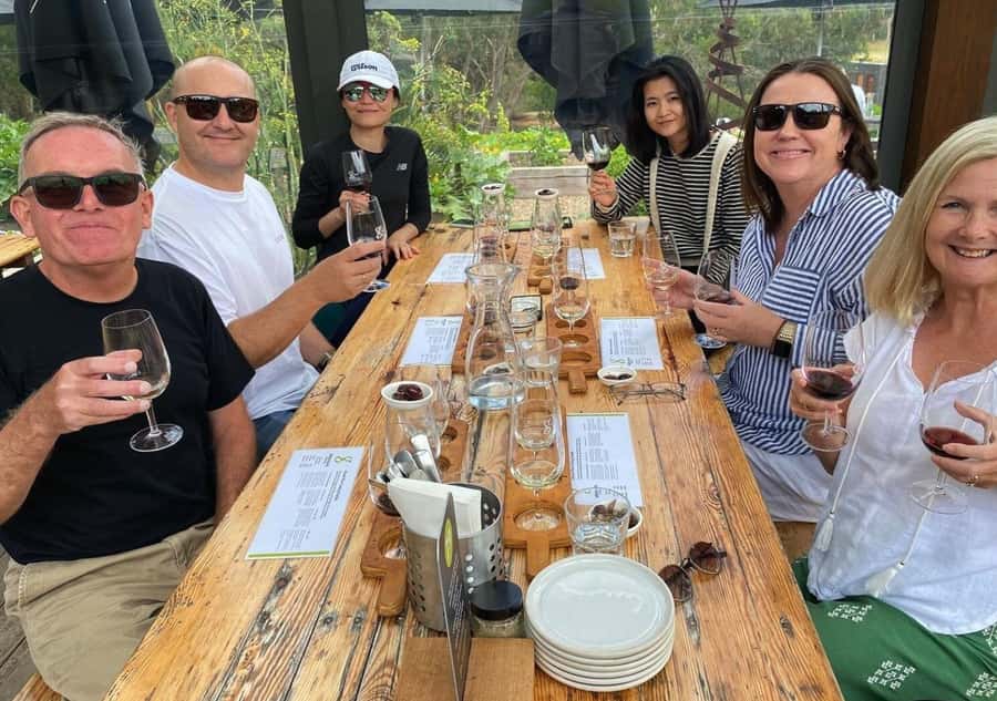 Melbourne: Peninsula Hot Springs with Lunch and Wine - Green Olive Estate is lunch first, winery second