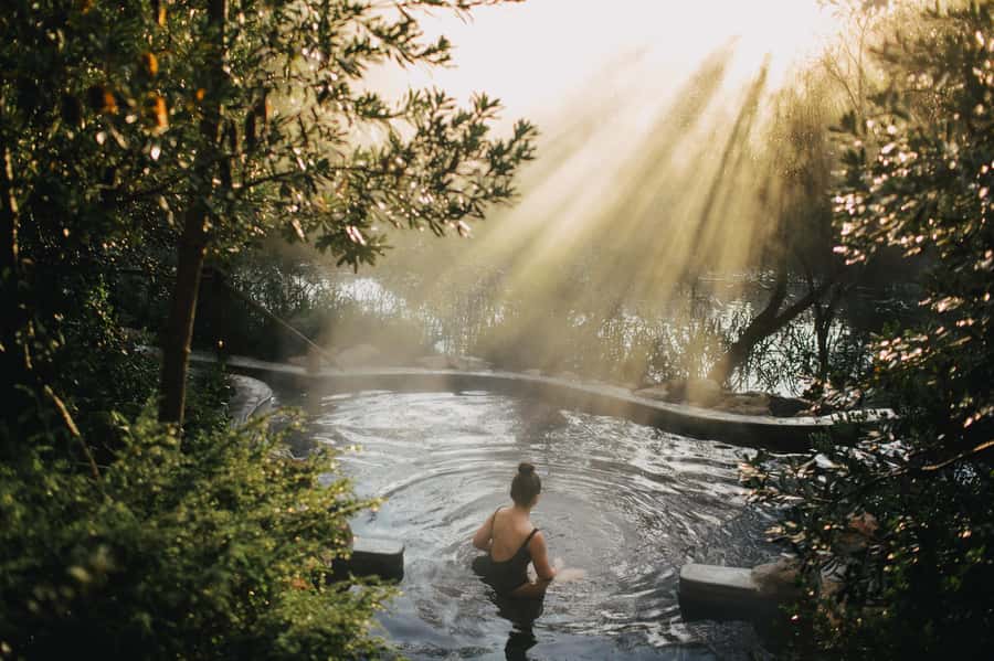 Melbourne: Peninsula Hot Springs with Lunch and Wine - The coach makes the long distances easy