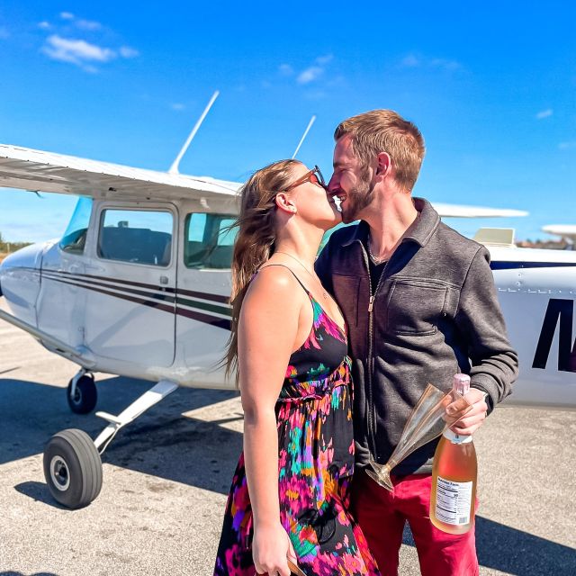 Miami Beach: Private Luxury Airplane Tour with Champagne - Price and value for couples or small groups