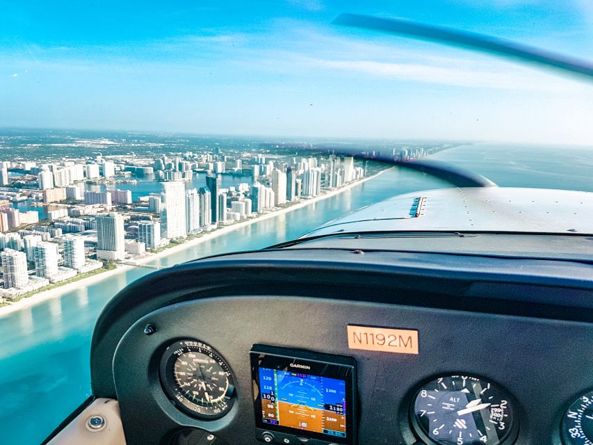 Miami Beach: Private Luxury Airplane Tour with Champagne - Vizcaya Museum and Gardens from the air