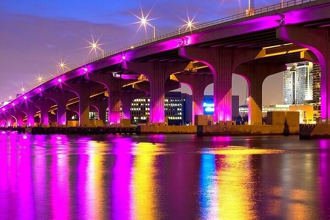 Miami Sunset Champagne Cruise with Skyline Views - Music, restaurants, and Bayside’s evening energy