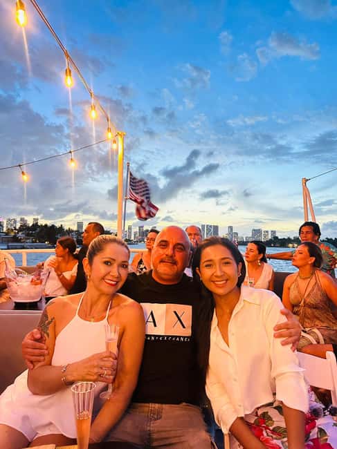 Miami Sunset Champagne Cruise with Skyline Views & Music - Champagne, Music, And The Mood On Board