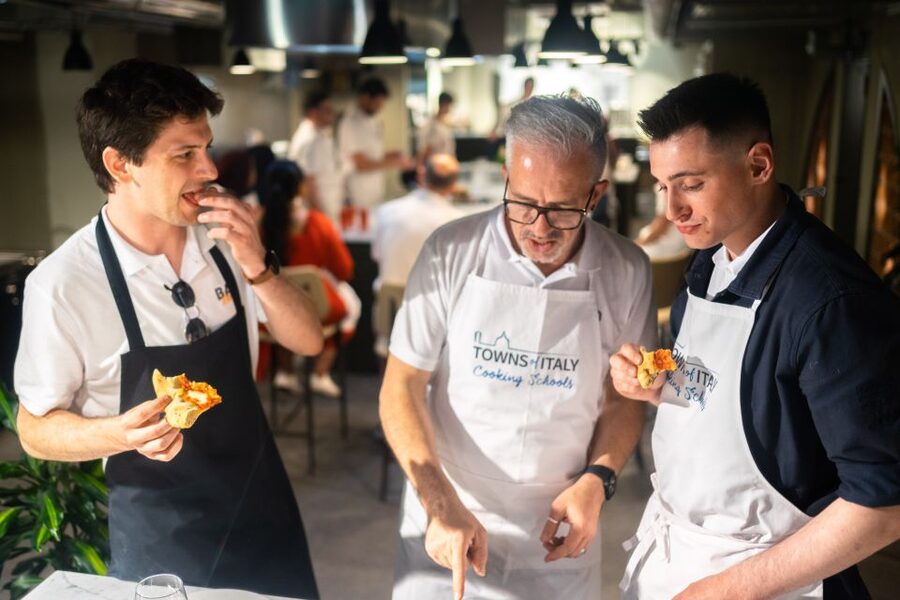 Milan: Pizza or Pasta and Gelato-Making Class with Wine - Pizza class: dough, sauce, toppings, and a hot oven