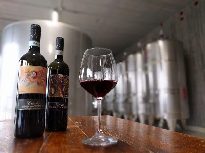 Montepulciano: Artisan Heroic Wine Tasting at the Terrace - Three Wines and a Generous Tuscan Tagliere