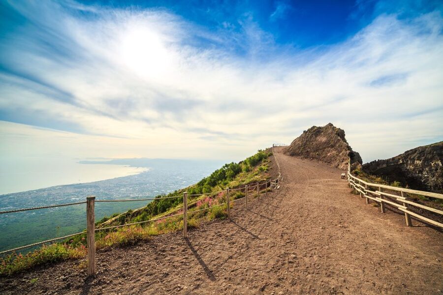 Mount Vesuvius 4-Hour Volcano Tour with Wine Tasting - The road through Vesuvius National Park