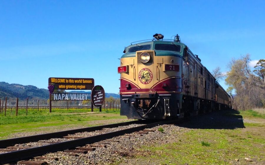 Napa Valley Wine Train: Gourmet Express Lunch or Dinner - Lunch in bright Napa Valley light