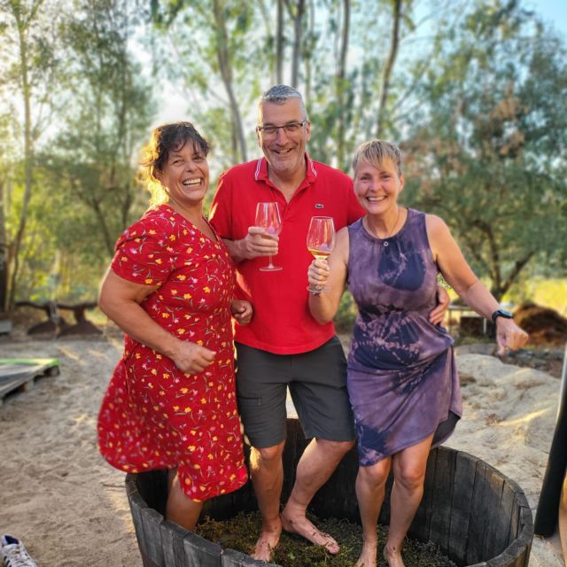 Near Cagliari: The World of Natural Wine at "In Our Garden" - Walking through the vineyard with Claudio
