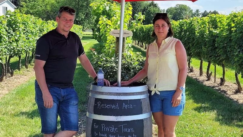 Niagara-on-the-Lake: Sunset Wine Tour with Dinner - The first winery: a fuller introduction to winemaking