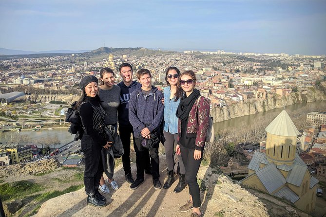 Old Tbilisi Highlights Walking Tour with Wine & 10 Tastings - Mother of Georgia and the view over Tbilisi