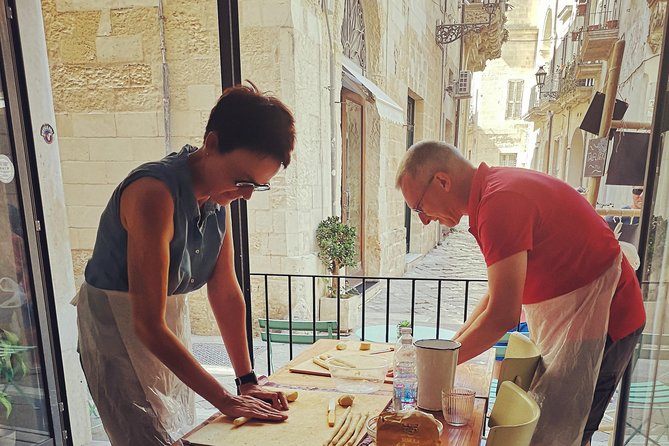 Orecchiette Cooking Class and Wine Pairing in Lecce - Booking, timing, and cancellation details