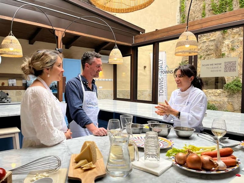 Palermo: Pasta and Gelato Making Class with Dinner and Wine - Sitting Down to Eat With Sicilian Wine