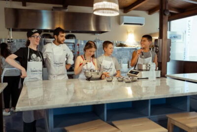 Pasta and Gelato Making Class with Dinner and Wine