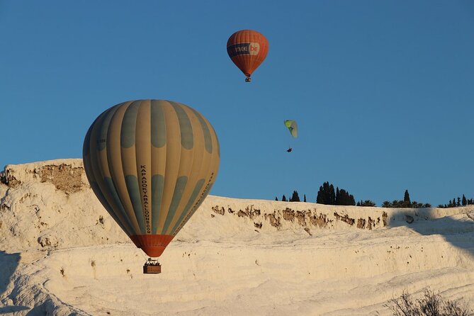 Pamukkale Hot Air Balloon w/Flight Certificates,Champagne Toast & Hotel Transfer - What you can see below the basket