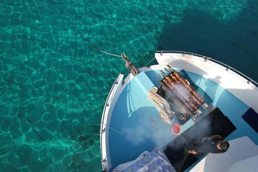 Paphos: Blue Lagoon Afternoon Cruise with Swim, BBQ & Wine - Quick takeaways