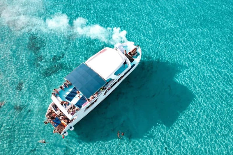 Paphos: Blue Lagoon Afternoon Cruise with Swim, BBQ & Wine - Sunset on the return sailing