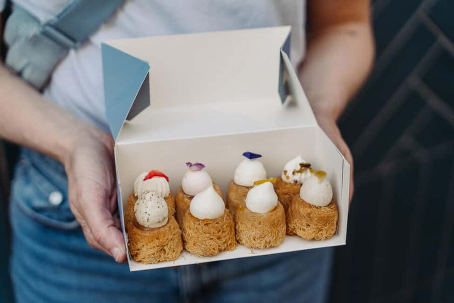 Paris Culinary Tour: 11 Tastings & 2 Wines in Le Marais - Syrian and French pastry at Maison Aleph