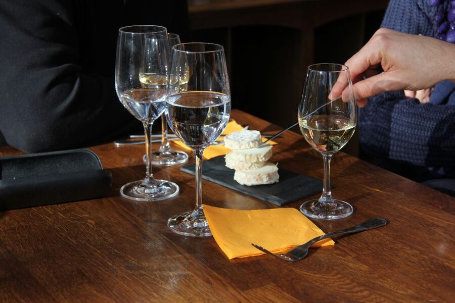 Paris: Wine and Cheese Tasting - Entering the Paris cave à vin