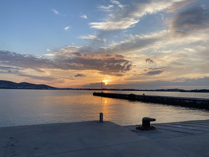 Paros: Sunset Boat Trip with Soft Drinks and Local Wine - San Spiridon Island and the chance to swim