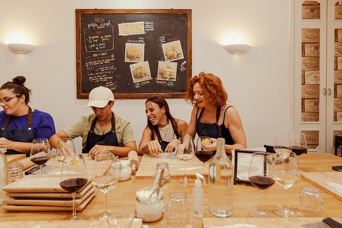 Pasta Making & Wine Tasting with Dinner in Frascati from Rome - Making pasta from flour to dinner