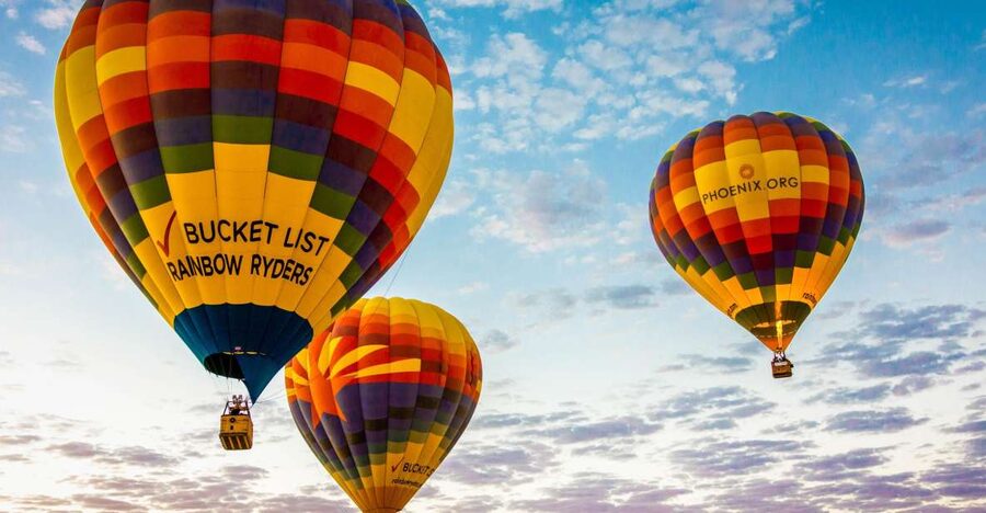 Phoenix: Hot Air Balloon Flight with Champagne - The pilot makes the difference