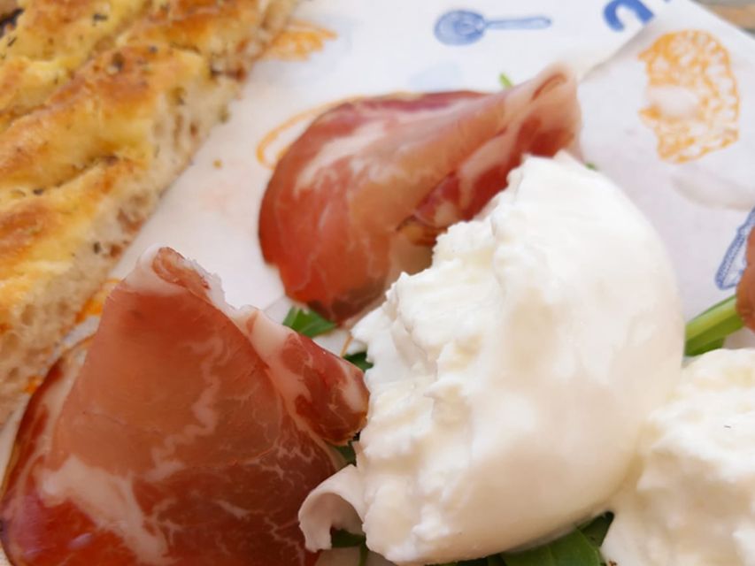 Polignano a Mare: Street Food Tour with Tastings and Wine - Panzerotto, burrata, and cured meats