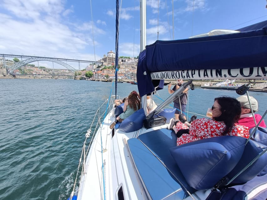 Porto: Charming Sailboat Cruise with Port Wine,Sunset Option - Gaia, Serra do Pilar, and the Dom Luís I Bridge
