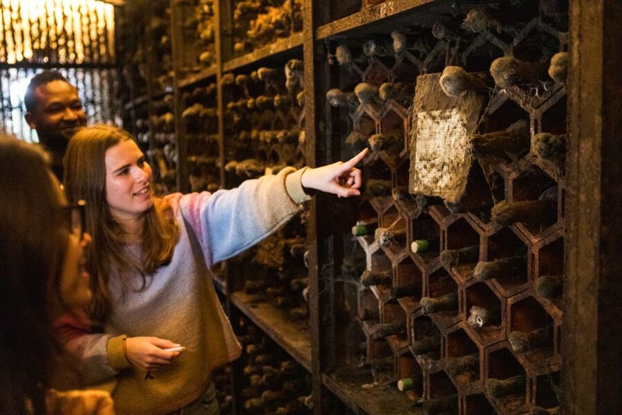Porto: Food & Wine Tasting Walking Tour with Port Wine Cave - Entering Gaia’s historic Port cellar