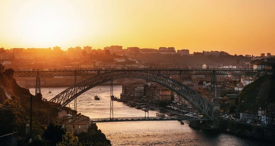 Porto: Sunset Walking Tour with Port Wine and Views - Aliados Avenue and the city’s central streets