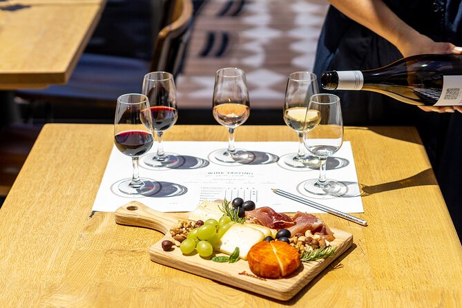 Porto Wine Tasting Experience with Portuguese Tapas Plate - The Douro Valley lineup, from white to red