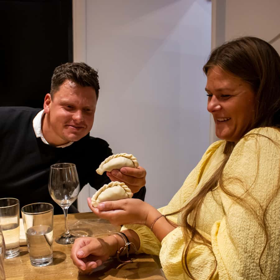 Premium Empanadas Cooking Class & Wine Tasting Experience - The cooking lesson, from dough to dinner