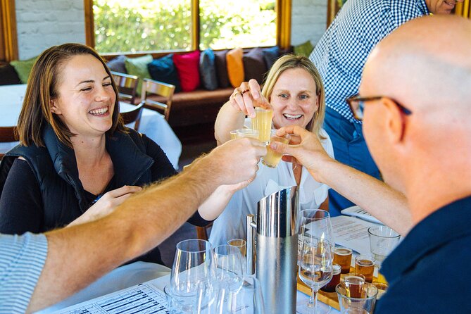 Premium Hunter Valley Wine Tour with Lunch from Sydney - First Winery: Production, Barrels, and Strong Storytelling