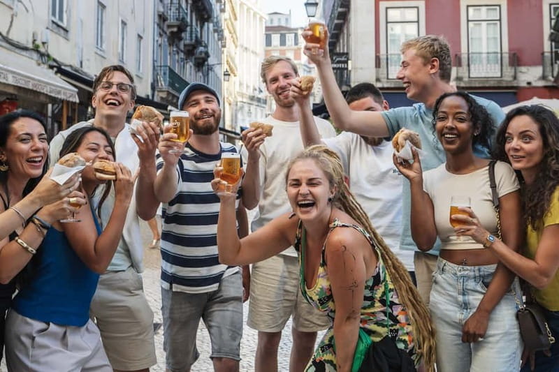 Private Lisbon Food Tour in Baixa with Wine & Local Delights - Rua dos Fanqueiros: food and the rebuilt center