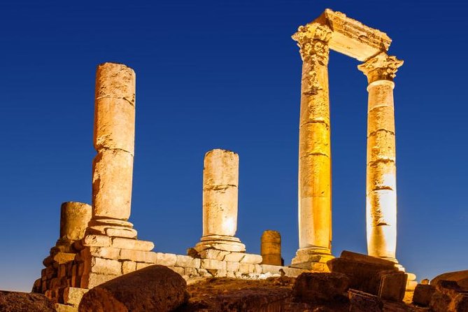 Private Panoramic Amman Tour and Local Lunch or Dinner-Wine Taste - The Citadel gives Amman its proper setting