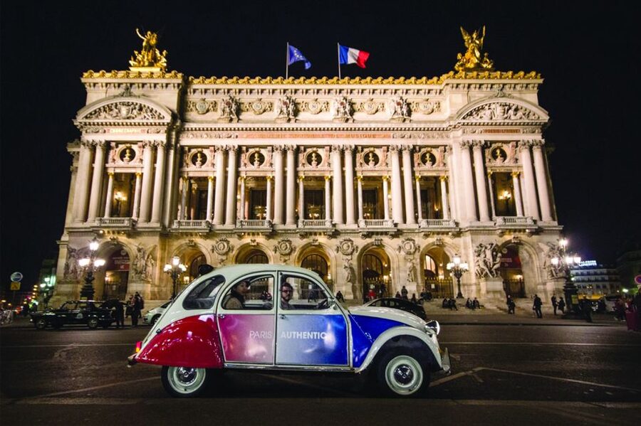 Private tour of Paris by Night with Champagne - Why a 2CV changes the feel of Paris