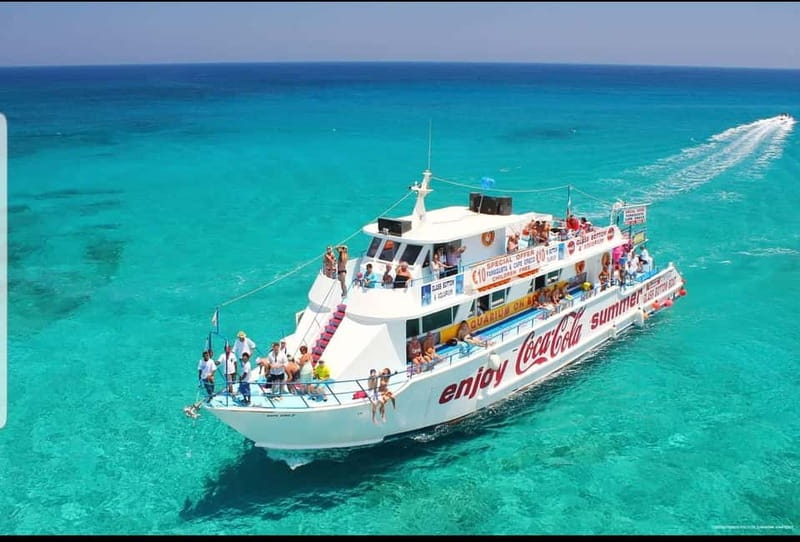 Protaras Blue Lagoon Sunset Tour with Pizza & Champagne - Setting off from Protaras Jetty at 17:00