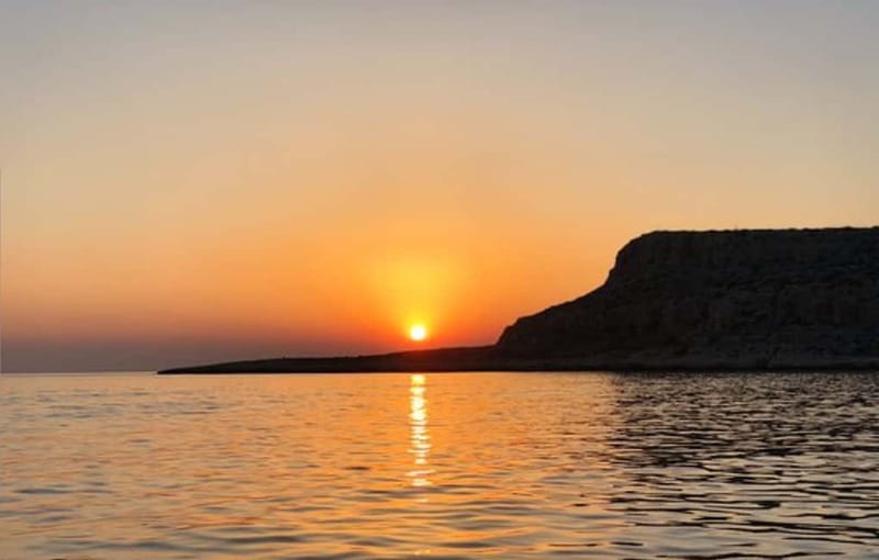 Protaras Blue Lagoon Sunset Tour with Pizza & Champagne - Fig Tree Bay and the Protaras coast