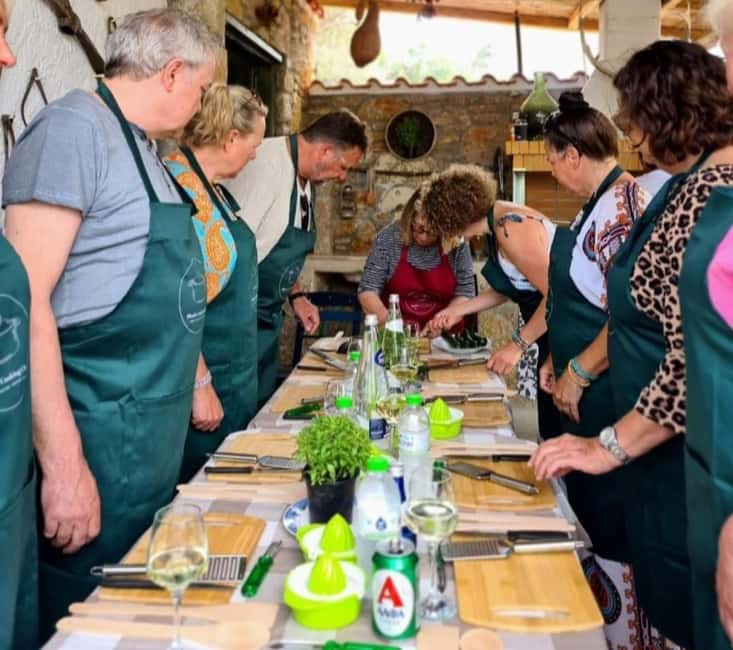 Rhodes: 1952 Farmhouse Cooking & Lunch with Unlimited Wine - What you actually cook during the four hours
