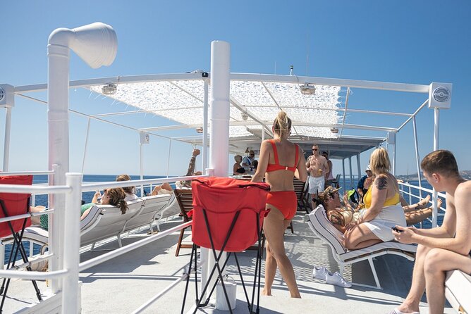 Rhodes Bay to Bay Swim Cruise-Greek Buffet w/wine included - A Greek Buffet Served at Sea