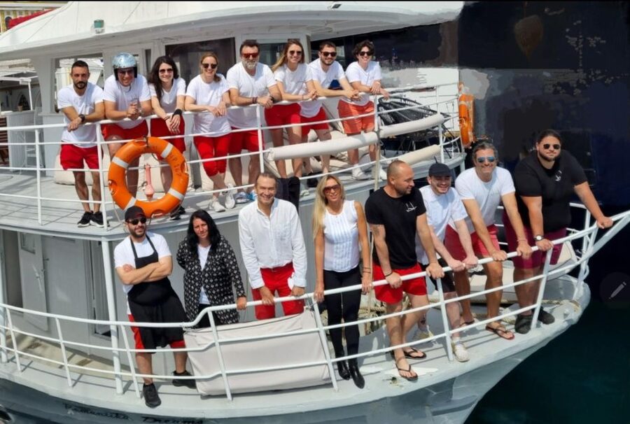 Rhodes: Bay to Bay Swim Cruise with Greek Buffet and Wine - Afandou and the Traganou Caves
