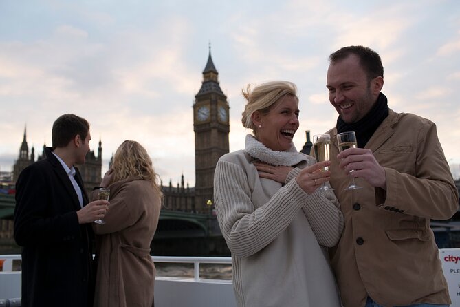 River Thames Evening Cruise with Sparkling wine and Canapés - Canapés on the open deck
