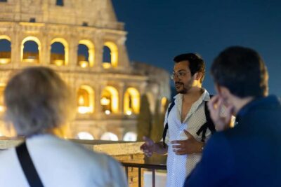 Rome by Night: E-bike Small Group Tour -Food & Wine (Option)