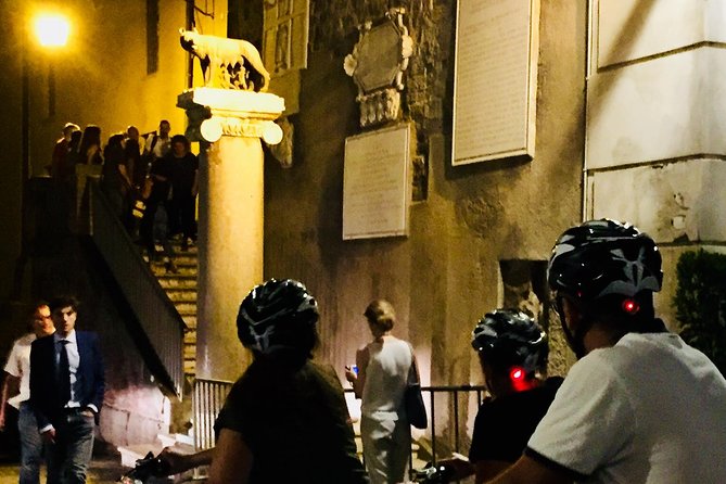 Rome by Night - Ebike Small Group Tour - Food and Wine (Option) - Food, wine, and a welcome pause