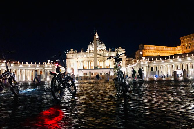 Rome by Night - Ebike Small Group Tour - Food and Wine (Option) - Safety, fitness, and the real cycling conditions