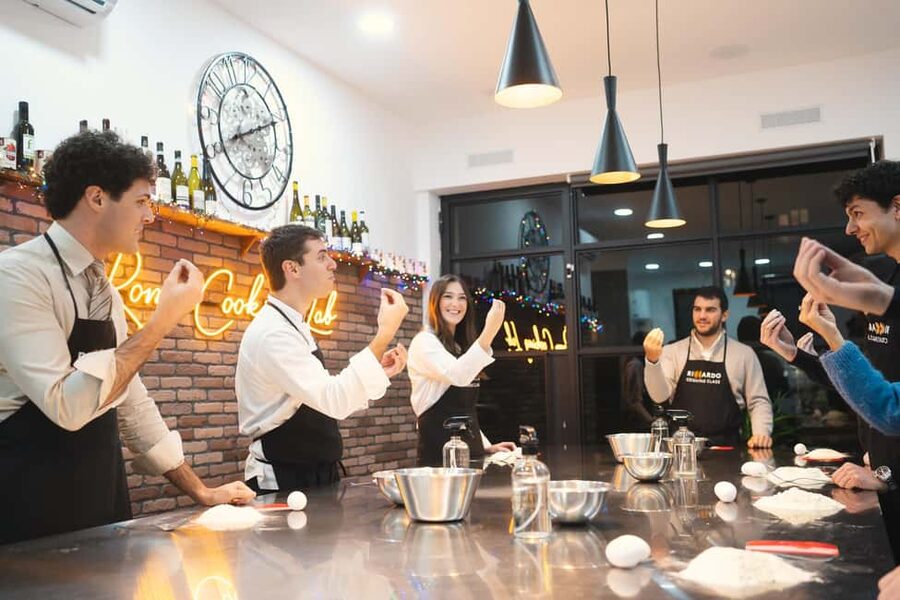 Rome: Fresh Pasta-Making Class with Italian Chef and Wine - Rolling dough and shaping three types of pasta